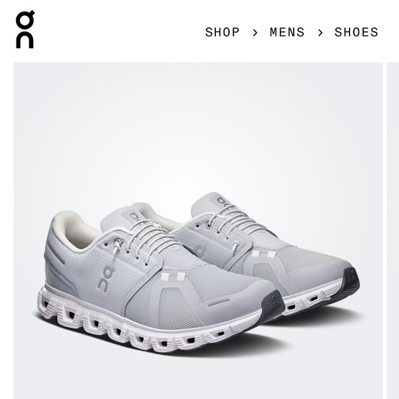 On RunningGlacierWhite Cloud 6 $160 Athletic Shoes men Sz 11.5 gently used